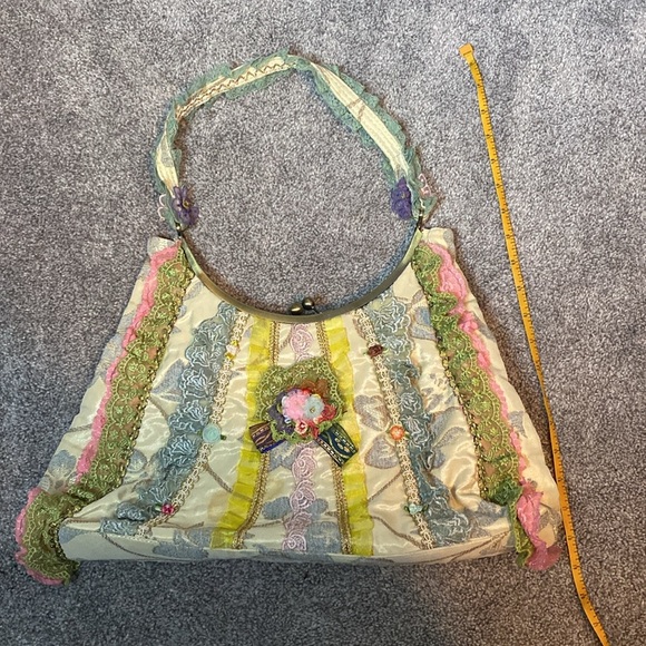 Ziba The Collection Vintage Purse Handbag Kiss Lock Unique - Picture 14 of 16